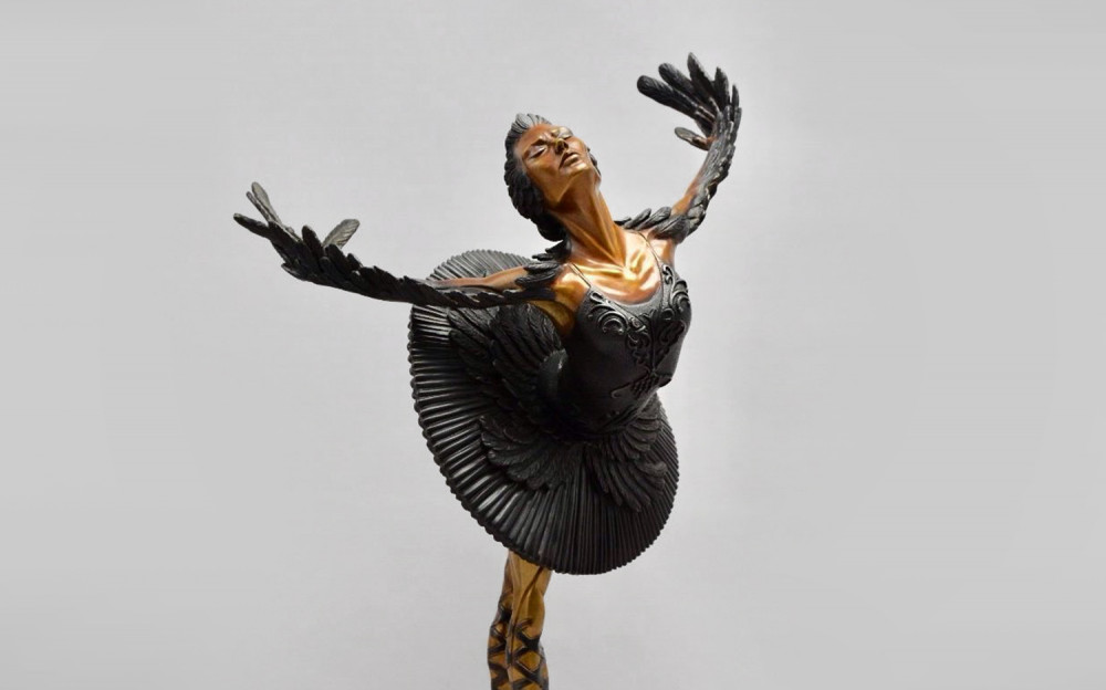 Бронзовая скульптура балерины «Одилия»