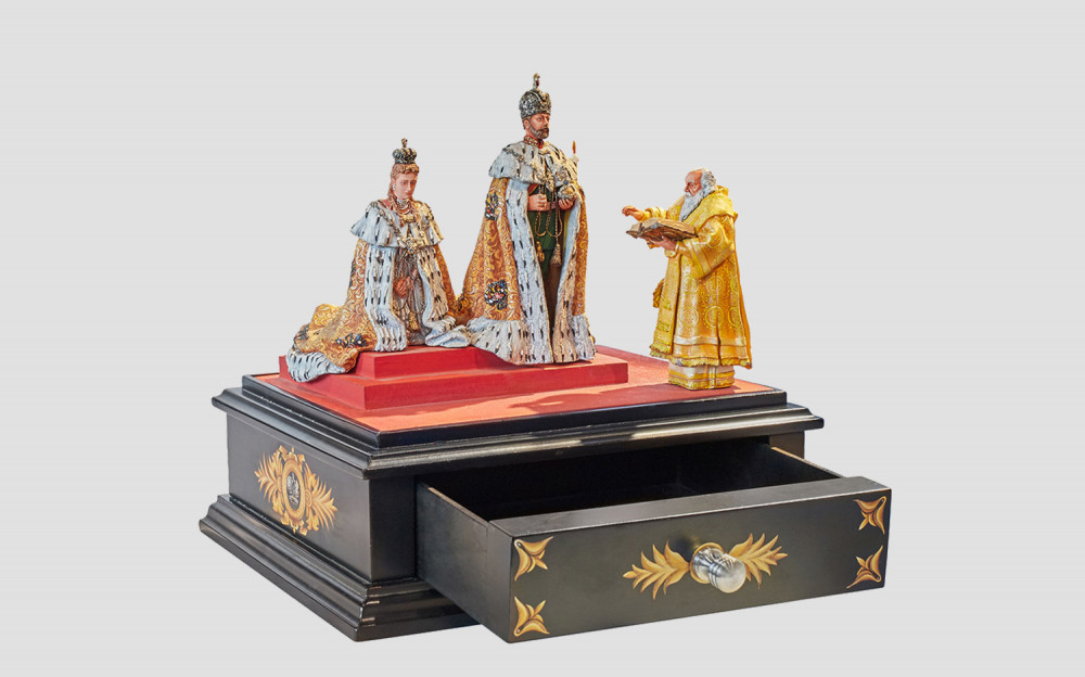 Интерьерная шкатулка Коронация Николая II