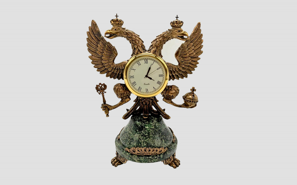 Статуэтка Часы Двуглавый Орел