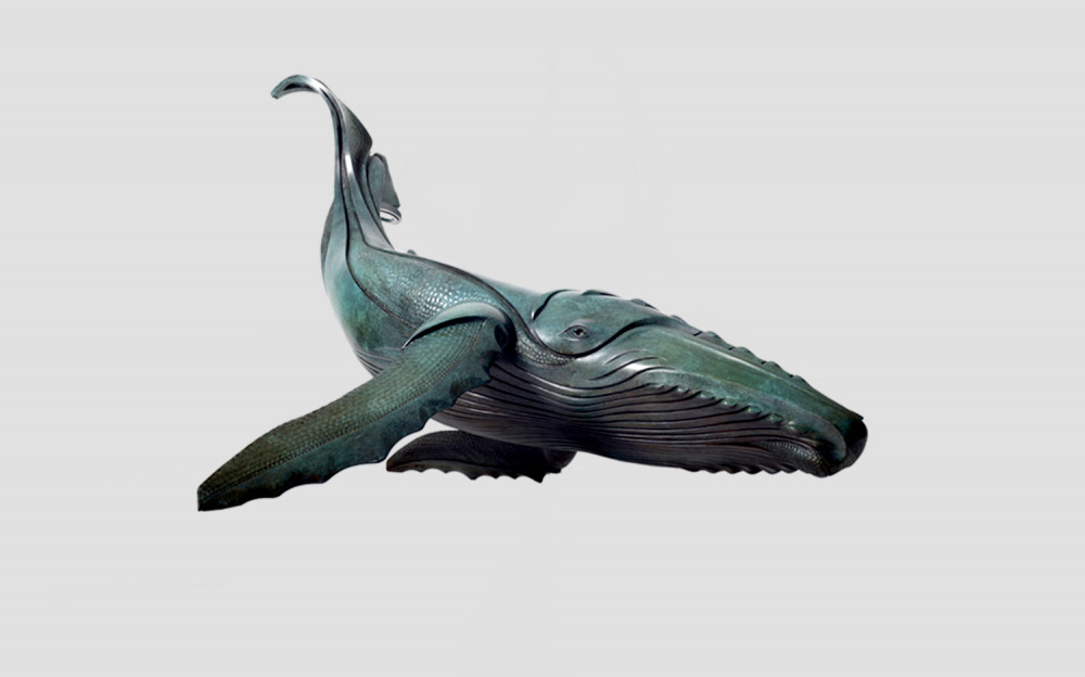 Скульптура горбатого кита - Левиафан